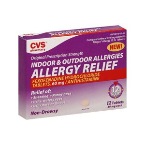 CVS Indoor & Outdoor Allergies Allergy Relief Tablets