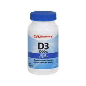 CVS Vitamin D3 1000 IU Softgels