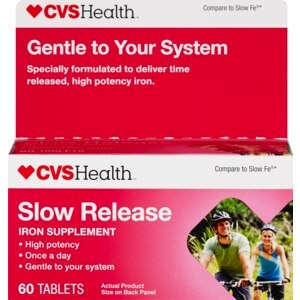 CVS Slow Release Iron Supplement Tablets