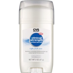 CVS Clinical Strength Anti-Perspirant & Deodorant Light, Fresh Scent