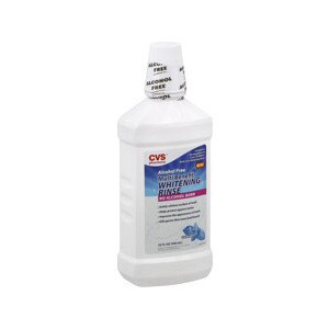 CVS Alcohol Free Multi Benefit Whitening Rinse Clean Mint