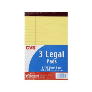 CVS 5 x 8 Inch Legal Pads