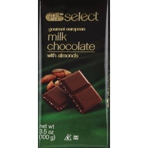 Absolutely Divine Belgian Milk Chocolate With Almonds