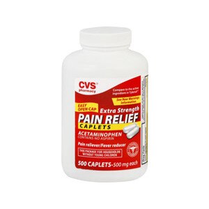 CVS Extra Stength Pain Relief 500 Mg Caplets