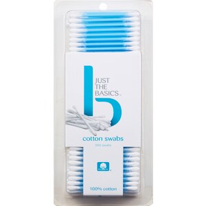 Just The Basics Cotton Swabs, 300CT