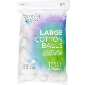 CVS Triple Size Cotton Balls, 100% Cotton