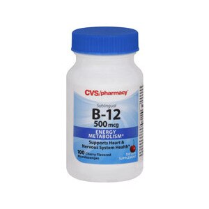 CVS Sublingual B12 Cherry Microlozenges 500 mcg