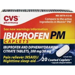 CVS Ibuprofen PM Coated Caplets