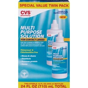 CVS Multi-Purpose Solution Twin Pack
