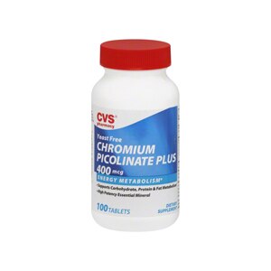 CVS Chromium Picolinate 400 Mcg Tablets