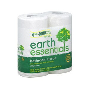 CVS Earth Essentials Bathroom Tissue 1000 Sheets 4-Pack