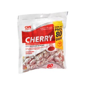 CVS Cough Drops Cherry Value Size