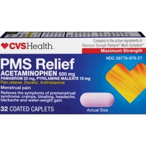 CVS Maximum Strength PMS Formula Coated Caplets