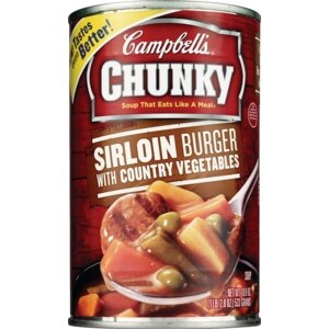 Campbell's Sirloin Burger With Country Vegetables Soup