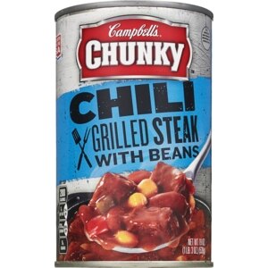 Campbell's Chunky Grilled Steak with Beans Chili