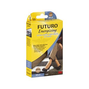 Futuro Energizing Ultra Sheer Knee Highs Nude, Medium