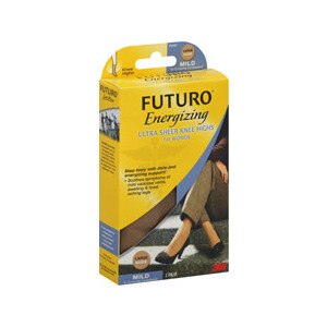 Futuro Energizing Ultra Sheer Knee Highs Nude, Large