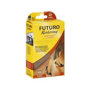 Futuro Beyond Support Pantyhose Firm Medium Beige