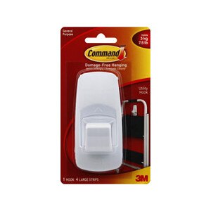 Command 3m - 1 Jumbo Utility Hook, Removable