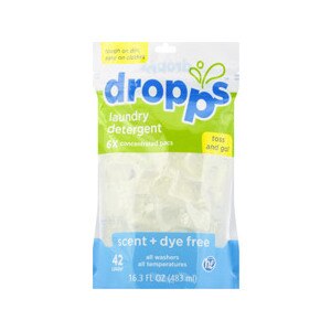 Dropps Laundry Detergent Scent & Dye Free