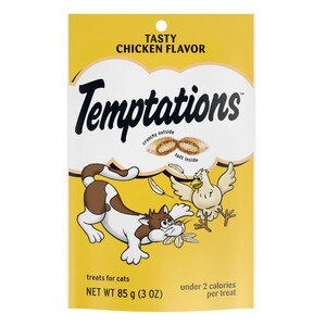 Whiskas Temptations Tasty Chicken Flavour Treats For Cats