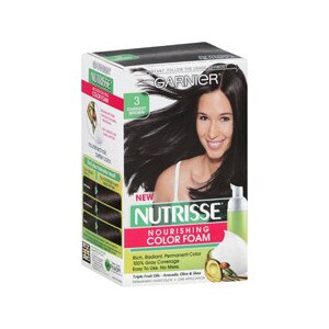 Garnier Nutrisse Nourishing Color Foam Permanent Color Darkest Brown 3
