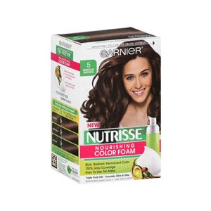 Garnier Nutrisse - Tinte nutritivo en espuma, Medium Brown 5