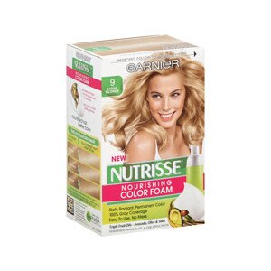 Garnier Nutrisse Nourishing Color Foam Permanent Color Light Blonde 9