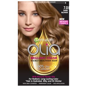 Garnier Olia Oil Powered Permanent Haircolor, 7.0 Dark Blonde