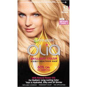 Garnier Olia Oil Powered Permanent Haircolor, 9.0 Light Blonde