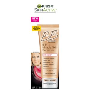 Garnier Skin Renew Miracle Skin Perfector Anti-Aging BB Cream, Light/Medium
