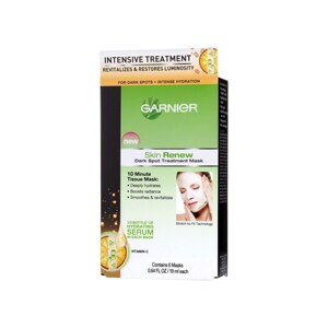 Garnier Skin Renew Dark Spot Treatment Mask For Dark Spots + Intense Hydration