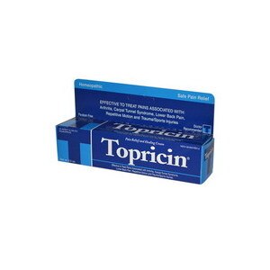 Topricin Anti-Inflammatory Pain Relief and Healing Cream Tube, 2 OZ