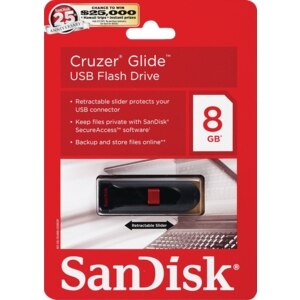 SanDisk Cruzer USB 2.0 Flash Drive 8 GB