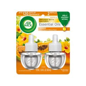 Air Wick Scented Oil Refills, Exotic Papaya & Hibiscus Flower
