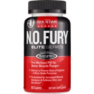 Six Star Professional Strength N.O. Fury Elite Series Caplets