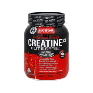 Six Star Pro Nutrition Professional Strength Creatine x3 Elite Series Fruit Punch