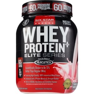 Six Star Pro Nutrition Professional Strength Whey Protein Plus Strawberry Cream Smoothie