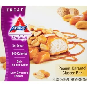 Atkins Endulge Bars Peanut Caramel Cluster