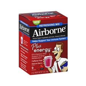 Airborne Immune Support Plus Energy Packets Natural Berry