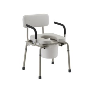 Nova Padded Drop-Arm Commode