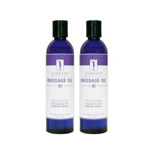 Master Home Products SpaMaster Essentials Massage Oil 2-Pack, Soothing