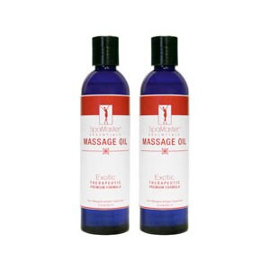 Master Home Products SpaMaster Essentials Massage Oil 2-Pack, Exotic