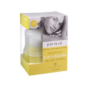 Parissa Quick And Easy 2 In 1 Roll-On Legs, Face And Bikini