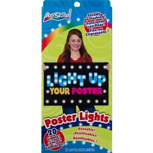Art Skills Light Up Your Poster, Poster Lights