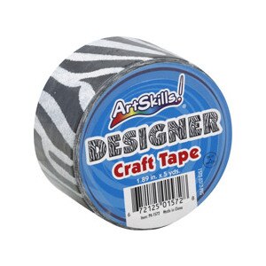 Art Skills Designer Craft Tape Zebra