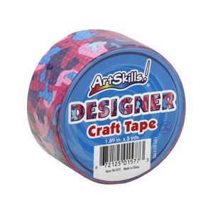 Art Skills Designer Craft Tape, Pink Camo
