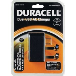 Duracell Dual USB AC Charger