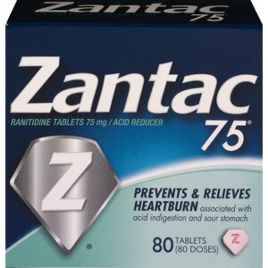 Zantac 75 Regular Strength Tablets