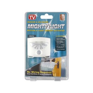 Mighty Light Indoor/Outdoor Motion & Light Sensor Activated, White
